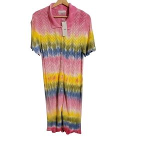 Urban Outfitters Tie Dye Stripe Spring Dress